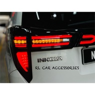 Toyota innova 2016 2017 2018 2019 2020 2021 rear tail lamp fog light center trunk garnish cover tail