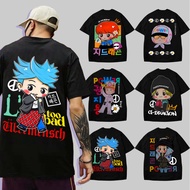 Gdragon world tour 2025 GD BIGBANG T-shirt-Unisex Crew Neck Tee Top-Cotton T-Shirt