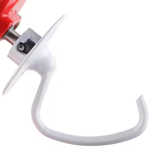 C-shaped K45DH Coated Dough Hook, Attachment for KitchenAid 4.5-5 Quart Bowl, Compatible with Kitche