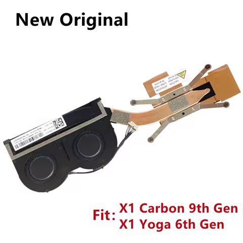 New Original For Laptop Lenovo ThinkPad X1 Carbon 9th 2021 Gen X1 Yoga 6th Gen CPU Cooling Fan Heats