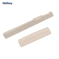 [Hellery] Left Handed Acoustic Guitar Saddle Nut Slotted for Guitar Parts Accessories
