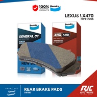 BENDIX BRAKE PAD LEXUS LX470 REAR 1998-2005 DB1383 LX470 1set