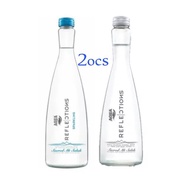 Botol AQUA reflection 2pcs botol kaca aqua kaca polos botol polos Aqua kaca Botol kaca serbaguna bot