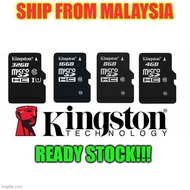 Kingston Micro SD Memory Cards Class10 16GB/32GB/64GB/128GB/256GB For Smartphone