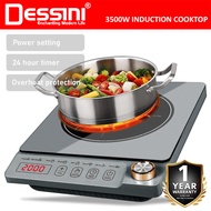 DESSINI ITALY Electromagnetic Induction Hob Cooker Touch Control Cooktop Tabletop Stove Countertop B