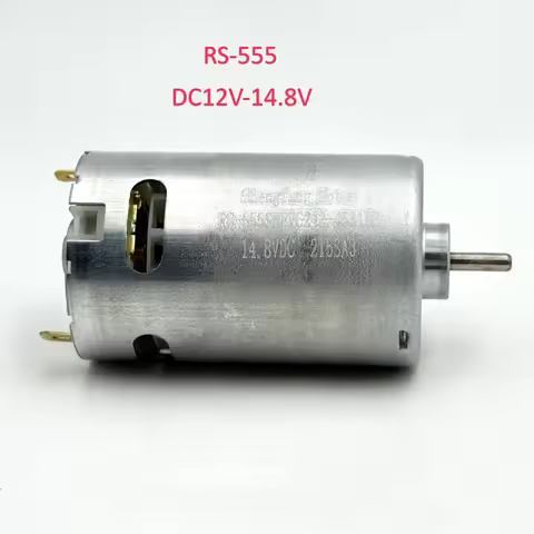 36*57mm 555 DC gear motor RS-555 12V 8800rpm 14.8V 11000rpm front ball bearing carbon brush motor~