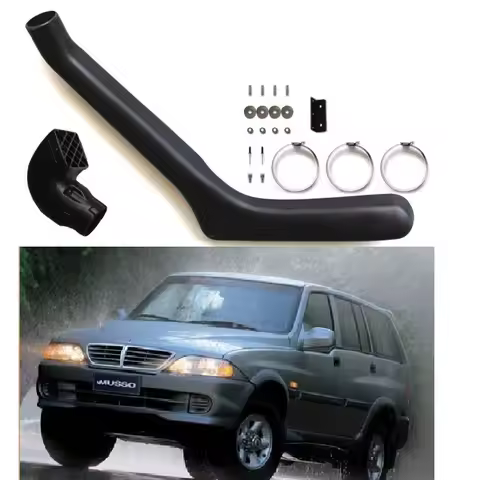 Auto Snorkel kit Exterior bodykits parts Air Intake LLDPE Pipe Fit For Ssangyong Ssang Yong Musso Ca