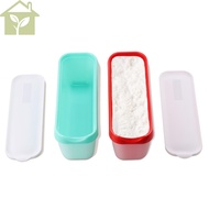 2Pcs Ice Cream Containers Double Wall Insulation Ice Cream Tub with Lid 1.5 Quarts Ice Cream Box Sli