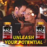 Maca Capsules Men Power Tablets Energy OEM Natural booster Herbal Pills Dietary Supplement Black Maca for men