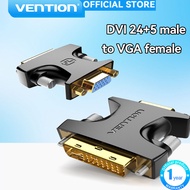 Vention DVI Male to VGA Female Adapter Bidirectional DVI-I 24+5 to VGA 1080P 60HZ for TV Projector E