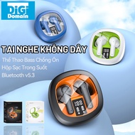 F03 Wireless Headphones Sports Bass Noise Canceling Bluetooth 5.3 Battery Display 24H Music Playback