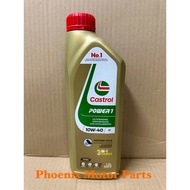 1.2L Castrol Power 1 4T 10W40 SYNTHETIC TECHNOLOGY 3 In 1 Formula 1.2L 1.2 Liter Minyak Enjin Engine