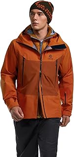 MONT Waterproof Hardshell Jacket Gore-Tex Unisex Shell Ski Jacket Hooded Raincoat Jacket Hiking Ligh