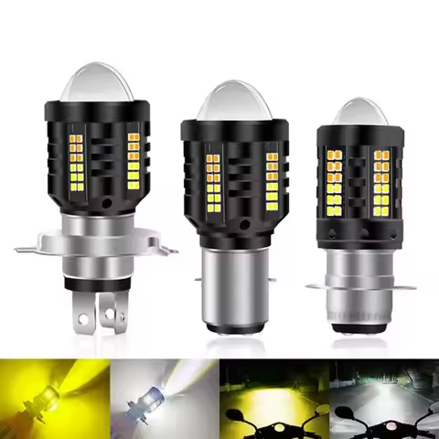 LED Motorcycle Headlights led h4 canbus led lamp ba20d h4 motorcycle led light ba20d 12v led motorcy