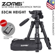 ZOMEI Q111 Profesional Lightweight High Quality Aluminium Tripod Stand for DSLR Mirrorless Camera Vi