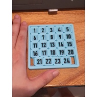 Puzzle slide slide slide numbers 5x5 24 numbers children's toys train iq sharpening otak