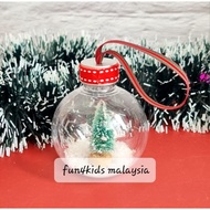 DIY Christmas Craft/Craft Snow Globe Ornament (8cm)Complete Kit