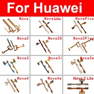 Volume Power Button Flex Cable For Huawei Nova Lite Plus Young 2 3 4 2i 3i 3e 4e 2lite 2plus Lite201