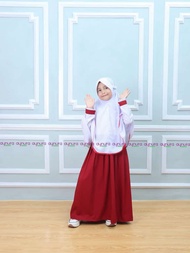SERAGAM SEKOLAH SD SET HIJAB MODEL GAMIS