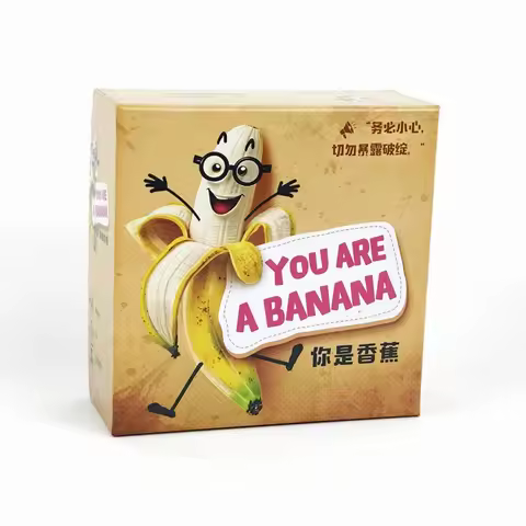 You Are a Banana Hilarious Party Icebreaker Card Game for 4-8 Players Group Fun Family Friends Chine