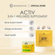 Kinohimitsu 3-in-1 Supplement Activ 14's -  Outdoor or workout scenes showing people Thriving in Mot