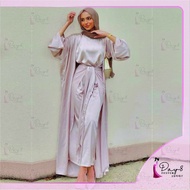 Abaya Dress / Jubah Dress Muslimah / Moden Dress 4 Pieces