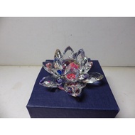 Nine K Artificial Colorful Transparent Crystal Lotus