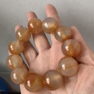 Red agate bracelet Yellow agate agate stone silk agate bracelet