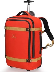 Rolling Backpack 42L Backpack with Wheels Airline Approved Carry on Luggage Laptop Travel Suitcase B