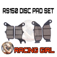 HONDA RS150 BRAKE DISC PAD SET / BRAKE PAD