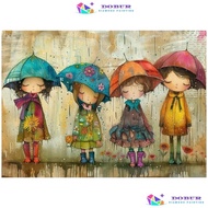 Adult 5D Cartoon Girl Pattern Diamond Painting Set - Full Diamond Painting, DIY Mosaic Art, Suitable