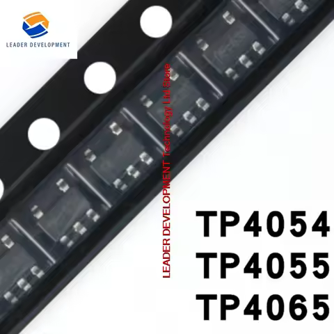 10pcs/lot TP4054 TP4055 TP4065 SOT-23-5 54b 55b 65b Linear Lithium-ion Battery Charger IC Chip Origi