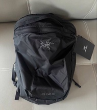 ▪️黑色 一個 Arc'teryx Heliad Backpack 15L 始祖鳥戶外輕量防水雙肩包背包