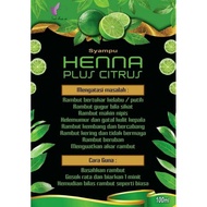 👩 SHAMPOO HENNA PLUS CITRUS UNTUK RAMBUT BERUBAN, KELEMUMUR, RAMBUT GUGUR