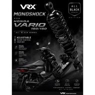 VRX ABSORBER VARIO 160 150 MONOSHOCK SUSPENSION HONDA VARIO160 VARIO150 ALL BLACK SHOCK ABSORBERS