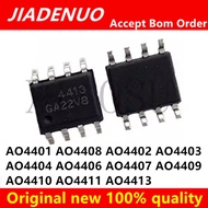 5PCS AO4401 AO4402 AO4403 AO4404 AO4406 AO4407 AO4408 AO4409 AO4410 AO4411 AO4413 sop-8 Chip ic