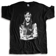 Tshirt men summer top tees Axl Rose Guns N' Roses GNR VTG Retro Graphic Heavy Metal new fashion tee-shirt man tee