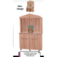Siap Pasang Lampu LHT Model : 4808 Indian Altar Prayers Cabinet / Hindu Prayer Cabinet 4ft lht