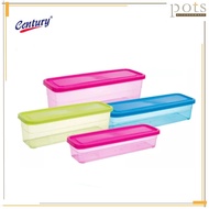 Century BPA Free Freezer Rectangle Container with Lid (0.9L/1.4L/1.8L/2.6L) - 0200M