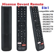 Hisense Devant 8 in 1 TV Remote EN2B27 EN2BC27/EN2BD27H EN2AG27D EN2BS27H EN2BC27D EN2BE27H EN2BC27