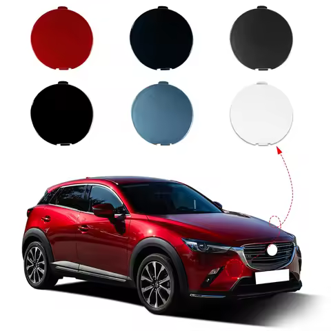 Front Bumper Tow Hook Cover Cap Towing Eye For Mazda CX-3 CX3 DK 2014 2015 2016 2017 2018 2019 2020 
