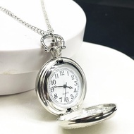 Medium Size Sticker Flip Cover Vintage Pocket Watch Children's Watch DIY Necklace Watch Student Watc