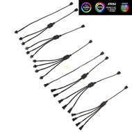 BT Motherboard  SYNC Splitter 12V 4Pin  5V 3Pin ARGB SYNC Extension Cable