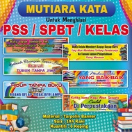 BANNER MUTIARA KATA UTK PUSAT SUMBER / SPBT / KELAS