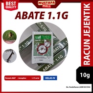 Abate 1.1G 10g BASF Racun Jejentik Temephos 1.1% biak Nyamuk di Kolam, Takungan & Saliran Air