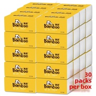 Muchen Disposable Face Soft Tissue Paper 4 Layers Napkin 30 Packs Household Cleaning Hygiene Paper P