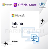 Microsoft Intune Plan 1 - 5 User 1 Year Subscription