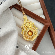 Gold Shop Pendant Flower Silk RDL7