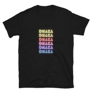 Dhaka City Proud Travel Text Design Classic Fit Men Cool Casual Pride T-Shirt