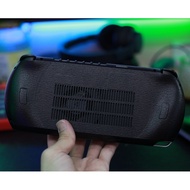 GPD Win 4 sticker Skin with black leather pattern | Detailed pre-cut 3M Film stickers for PC Handhel